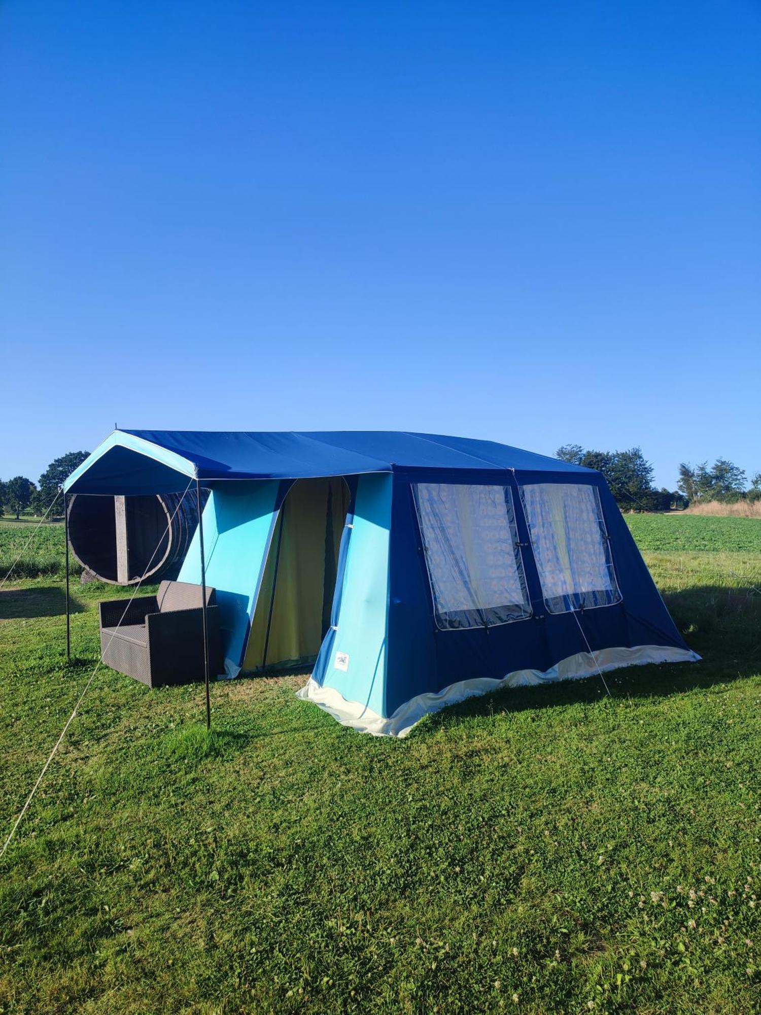 La Billardiere Camping A La Ferme Le Menil-Ciboult Exterior foto